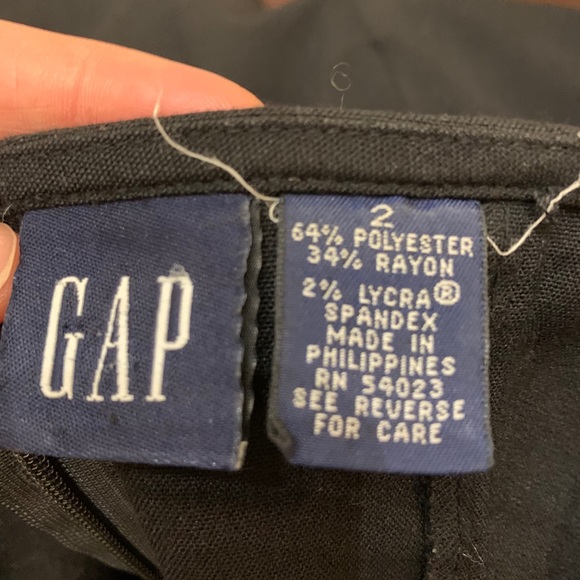 Gap Dress black strapless size 2 - Picture 2 of 2